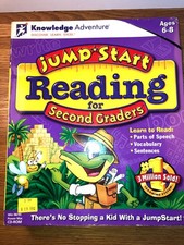 NEW Jump Start Reading for Second Graders Big Box PC CD-ROM Windows RARE SEALED picture