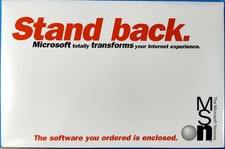 MSN The Microsoft Network one month free trial software 1996-1997 Sealed VTG HTF picture