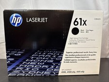 HP 61X C8061X Black Toner Cartridge -SEALED A1 picture