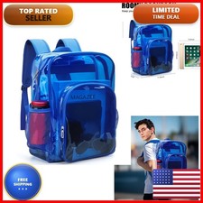 Nausear Clear Backpack School Bag Stadium Approved - H18''xW14''xD8 XCNYCB006 picture