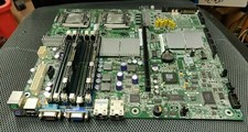 Intel S5000VCL LGA771 System Board with 2x Xeon 5410 SLBBC CPU & 4x 1GB memory picture