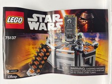 Lego Star Wars Instruction Manual Brochure NO LEGO Carbon Freezing Chamber 75137 picture