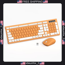 Wireless Keyboard and Mouse Combo Full Size Quiet Office Home picture