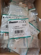 PANDUIT   MINI-COM MINI-JACK CAT5e MODULE T568A/B WIRING RJ45 LOT OF 50PCS picture