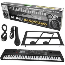 Kids Electronic Piano Keyboard 61 Keys, Portable Digital Organ /Mic & Demo Songs picture