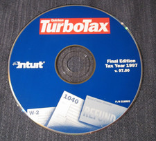 Turbotax 1997 Federal Tax Software Final Edition Windows ONLY picture