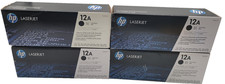 4X HP LASERJET 12A TONER CARTRIDGE Q2612A BLACK picture