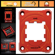 CPU Bracket Contact Sealing Frame, Anti-Bending Guard for AM5 - Red, Durable Des picture