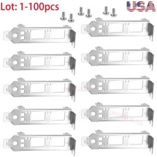 Lot Low Height Bracket for Intel E10G42BTDA X520-DA2 E10G42BFSR X520-SR2 H24562- picture