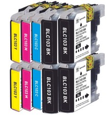 10 PK Printer Ink Cartridges fits Brother LC103 MFC J475DW J650DW J870DW J875DW picture