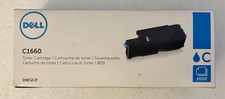 Genuine Dell C1660 Cyan Toner Cartridge DWGCP CT202039 NEW/SEALED picture