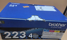 Brother TN223 TN-223 4-Pack Toner Set Black Cyan Magenta Yellow OEM Open Box picture