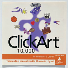 Click Art 10,000 PC CD-ROM Productivity Software SoftKey  7720407753230 images picture