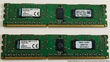 Lot of 2 Kingston 4GB 1RX8 PC3-12800R-11-13-A1 Server Memory 9965439-137.A00LF picture