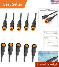 Julet 4Pin 3pin 2pin Male Female Waterproof Cable Electric Bike Extension Cab... picture