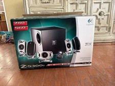 Logitech Z-5300e Speakers, subwoofer & SoundTech wired remote. COMPLETE/Tested  picture