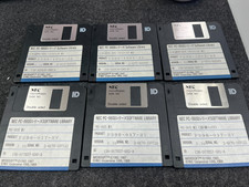 Vintage NEC PC-9800 Series MS-DOS 3.3B & 3.3D Software Library 3.5