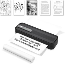 NETUM P801X Portable Thermal Printer Wireless 8.5x11 Inkless Label iOS Android  picture