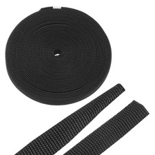 MECCANIXITY Braided Cable Sleeves Size 1/4 inch x 26ft Color Black picture