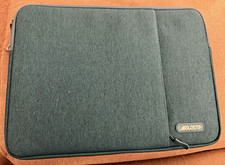 Mosiso Padded Zipper 13 in Laptop Sleeve Case, Polyester, Teal Blue picture