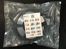 MIKA 3D Printer Filament Silk Silver Diam. 1.75 mm Net Weight 1 kg 3 lb Spool picture