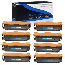 8PK High Yield CF381A Cyan Toner Cartridge for HP LaserJet M476dw M476nw M476dn picture