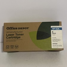 HP 53A Office Depot Brand Black Toner Cartridge Replacement picture