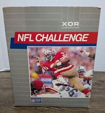 IBM PC Game 1988 NFL Challenge XOR Co Box Only Vintage picture