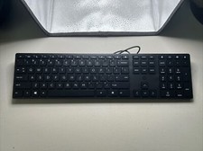HP L96909-001 Smart Wired 320K Slim Keyboard Black 108 Keys USB-A NEW NEVER USED picture