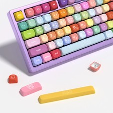 KBDiy Gummy Bears PBT Keycaps 141 Keys Korean English MX Mechanical Gaming picture