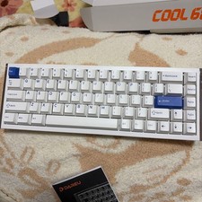 DAREU COOL 68 Mechanical Keyboard Model COOL68 68-Key White Blue JP picture
