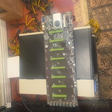 BTC-37 Miner motherboard | 8 video card slots DDR3 | VGA interface | USA seller picture