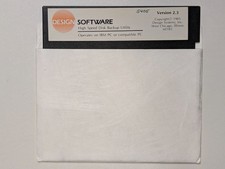Design Software High Speed Disk Backup Utility - Vintage 1985 IBM PC 5.25