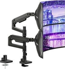ARES WING Dual Monitor Arm Desk Mount for 17-49 Inch Ultrawide Monitors picture