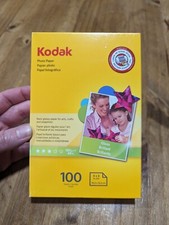Kodak 4x6 Gloss Photo Paper 100 Sheet Pack New In Box Sealed Plastic picture
