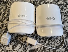 Lot of 2 Eero Pro 7 Tri-Band Wi-Fi 7 Mesh Router Node ME10001 (frontier) picture