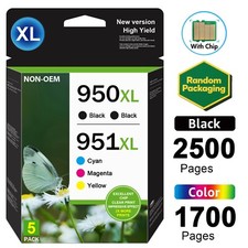 5PK 950XL 951XL Ink Cartridges For HP Officejet Pro 8100 8630 8660 8640 picture