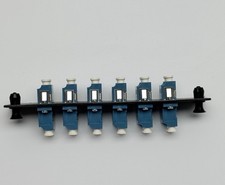 HUBBELL  FSPNLCDS6B  FIBER OPTIC PANEL ADAPTER  12 FIBER  6 PORT picture