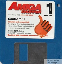 Amiga Shopper Issue 62 May 1996, Coverdisks 1 & 2, CanDo 2.51, Commodore Amiga picture