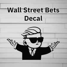 Wall Street Bets Tendie Man Vinyl Decal Sticker Reddit wallstreetbets  picture