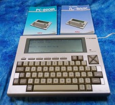Vintage NEC PC-8201A Working PC from 1983 w/Power Supply, Manuals  - Works Clean picture