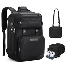 MAELSTROM TRAVEL BACKPACK 35L LAPTOP BACKPACK 17-INCH CARRY ON BX-02 - BLACK picture