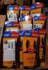 12 Pack - Belkin 6’ Hi-Speed Cable USB 2.0 A Plug/B Plug F3U133-06 NEW SEALED picture