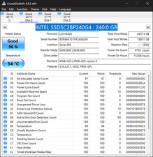 Toshiba SG6 KSG60ZMV256G 256 GB M.2  Solid State Drive picture