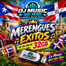 Merengues EXITOS Y CLASICO PARA DJ's FIESTAS Y MAS 32GB DE MEMORIA picture