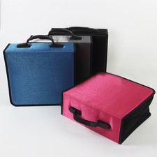240-Disc CD/DVD Case Storage Bag – Heavy-Duty Zippered Case with Carrying Handle picture