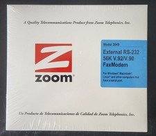 *NEW* Zoom 3049 External RS232 56K V.92/V.90 Fax Modem picture