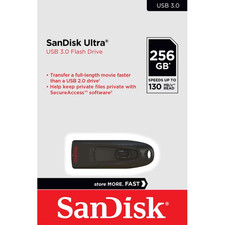 SanDisk 256GB Ultra USB 3.0 100MB/s Thumb Pen Flash Pen Drive SDCZ48-256G-U46 picture
