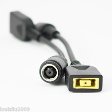 100pc 7.9x5.5mm Female To Square DC Tip Female Adapter Cable For Lenovo Thinkpad picture