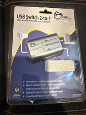 SIIG USB Switch 2-to-1 - USB Sharing Device Model US 2258 SEALED picture